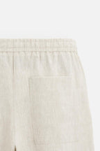 Fabmade Men’S Beige Loose Fit Cotton Pajama | Grocsy