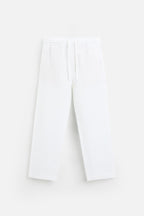 Fabmade Men’S White Loose Fit Cotton Pajama | Grocsy