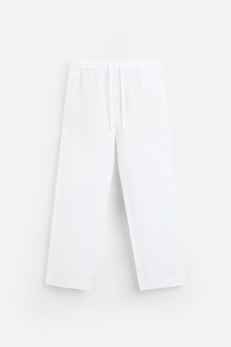 Fabmade Men’S White Loose Fit Cotton Pajama | Grocsy