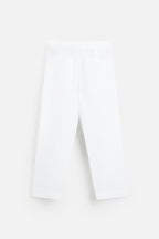 Fabmade Men’S White Loose Fit Cotton Pajama | Grocsy