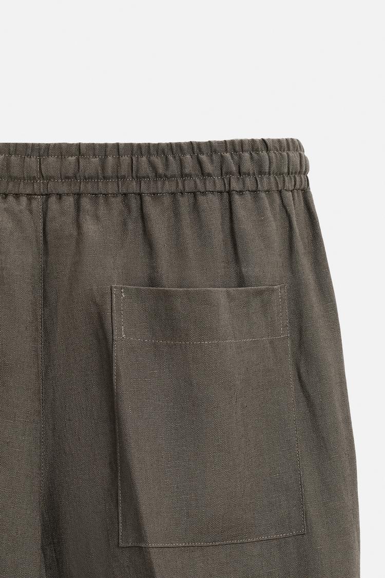 Fabmade Men’S Linen Pajama Combo – Beige & Brown (Pack Of 2) | Grocsy