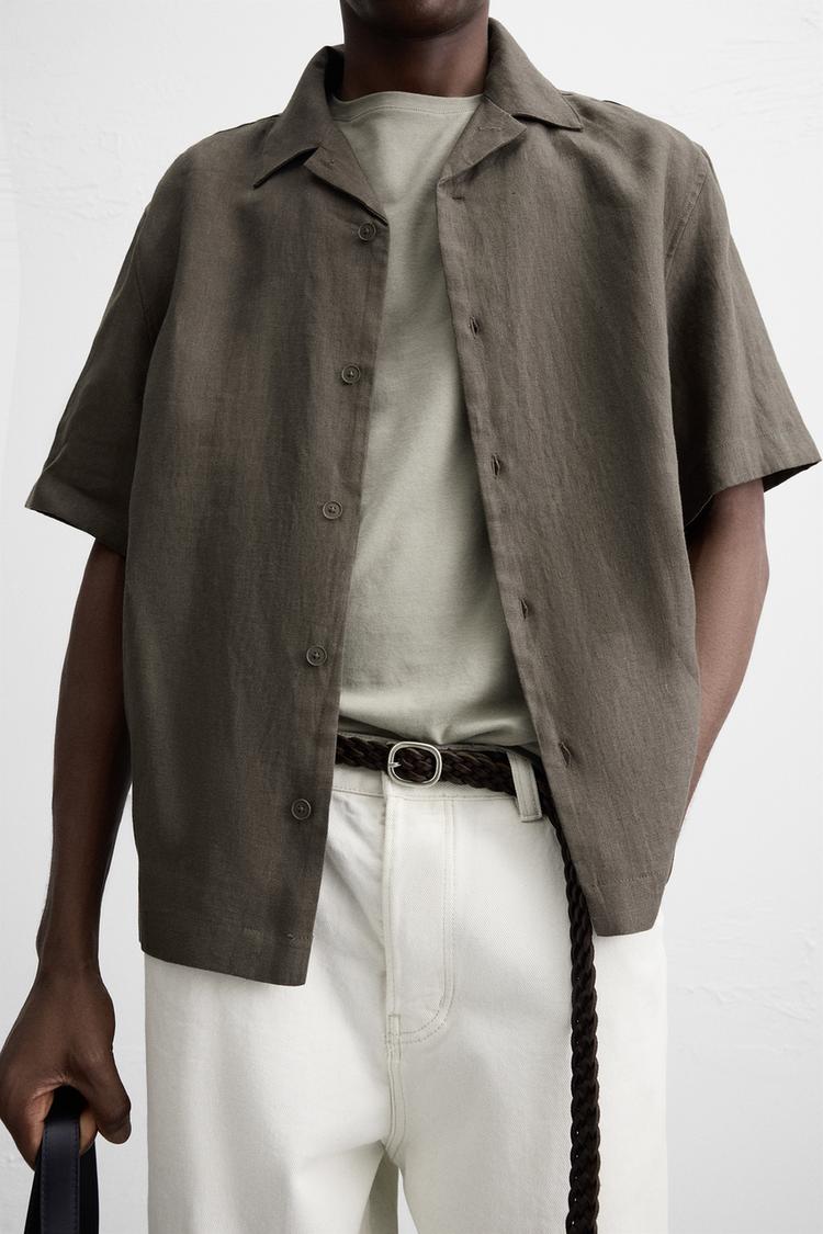 Fabmade Men’S Brown Cotton Shirt | Grocsy
