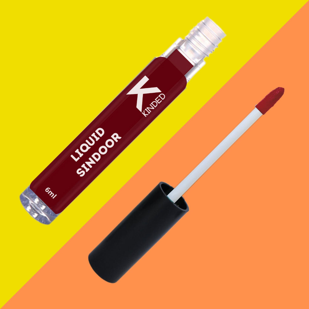 KINDED Liquid Sindoor - 01 Maroon | Grocsy