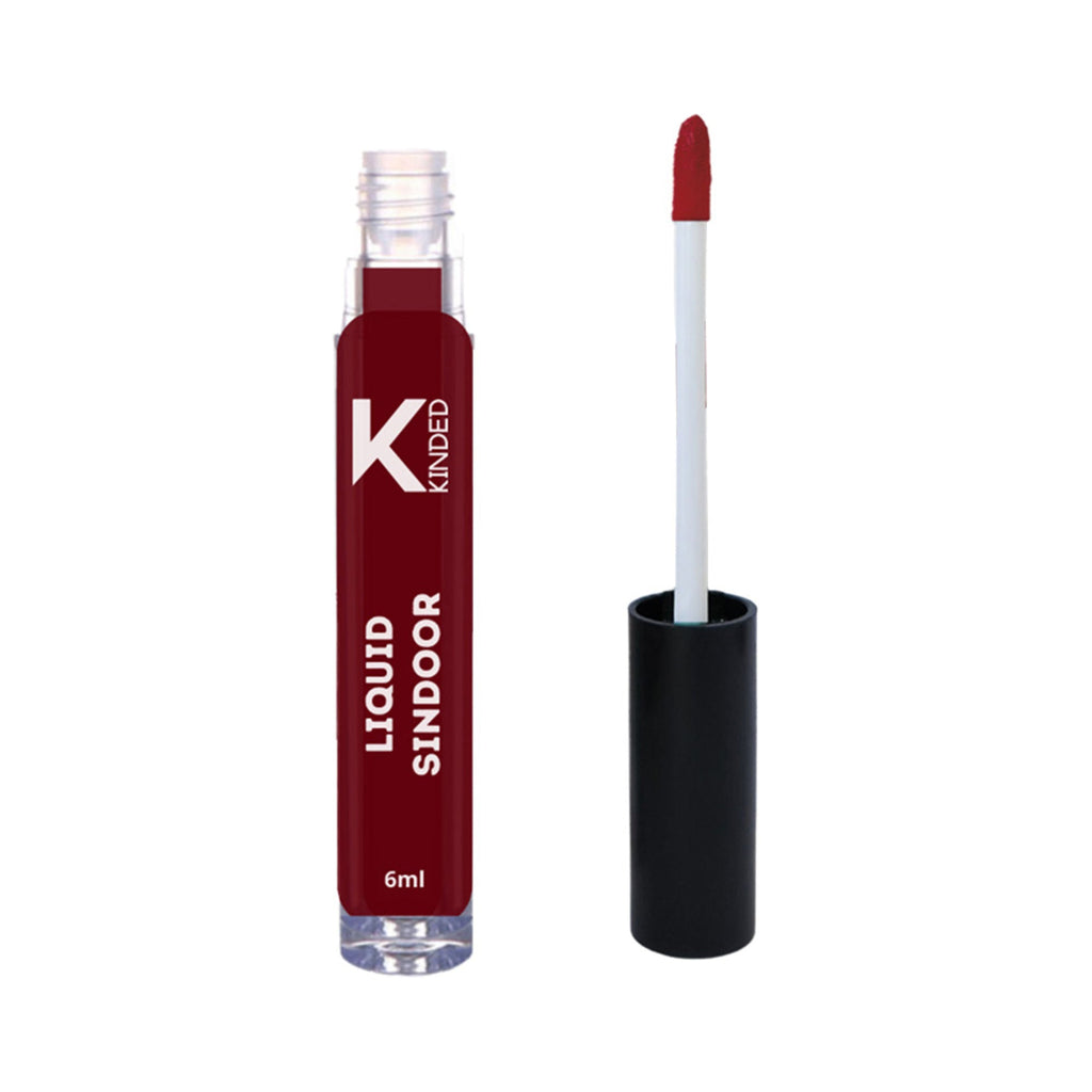KINDED Liquid Sindoor - 01 Maroon | Grocsy