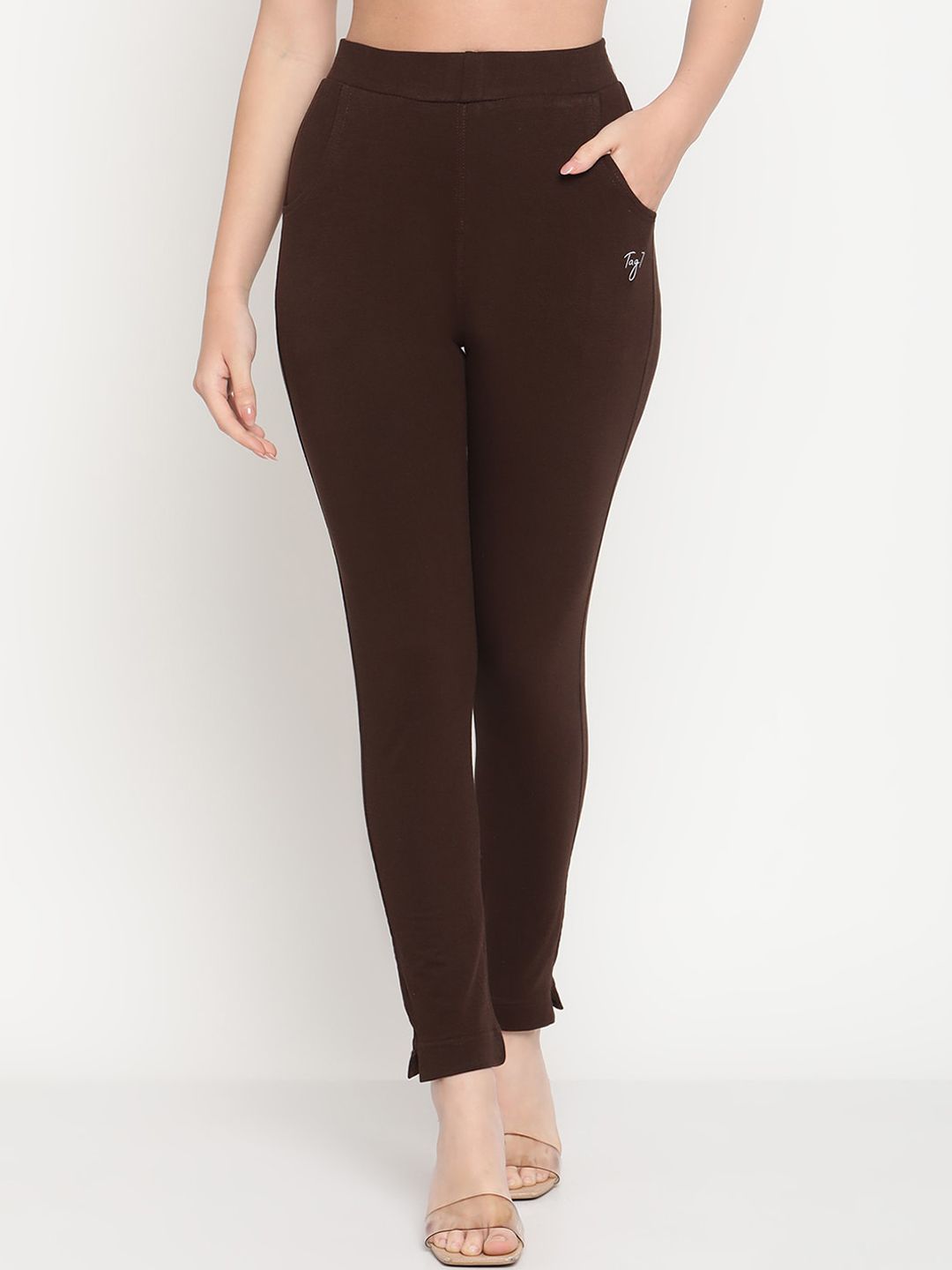 TAG 7 Pack of 2 Brown Ankle-Length Leggings | Grocsy