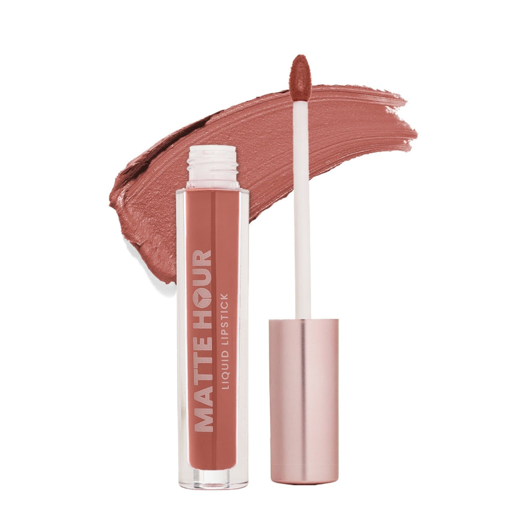 Swiss Beauty Matte Hour Waterproof Liquid Lipstick, Up To 10-Hour - 1 Mimosa Glow | Grocsy
