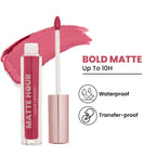 Swiss Beauty Matte Hour Waterproof Liquid Lipstick, Up To 10-Hour - 4 Peach Bellini | Grocsy