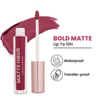 Swiss Beauty Matte Hour Waterproof Liquid Lipstick, Up To 10-Hour - 6 Berry Fizz | Grocsy