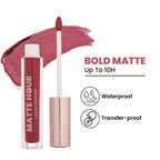 Swiss Beauty Matte Hour Waterproof Liquid Lipstick, Up To 10-Hour - 7 Terracotta Spritz | Grocsy