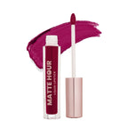 Swiss Beauty Matte Hour Waterproof Liquid Lipstick, Up To 10-Hour - 13 Sangria Splash | Grocsy
