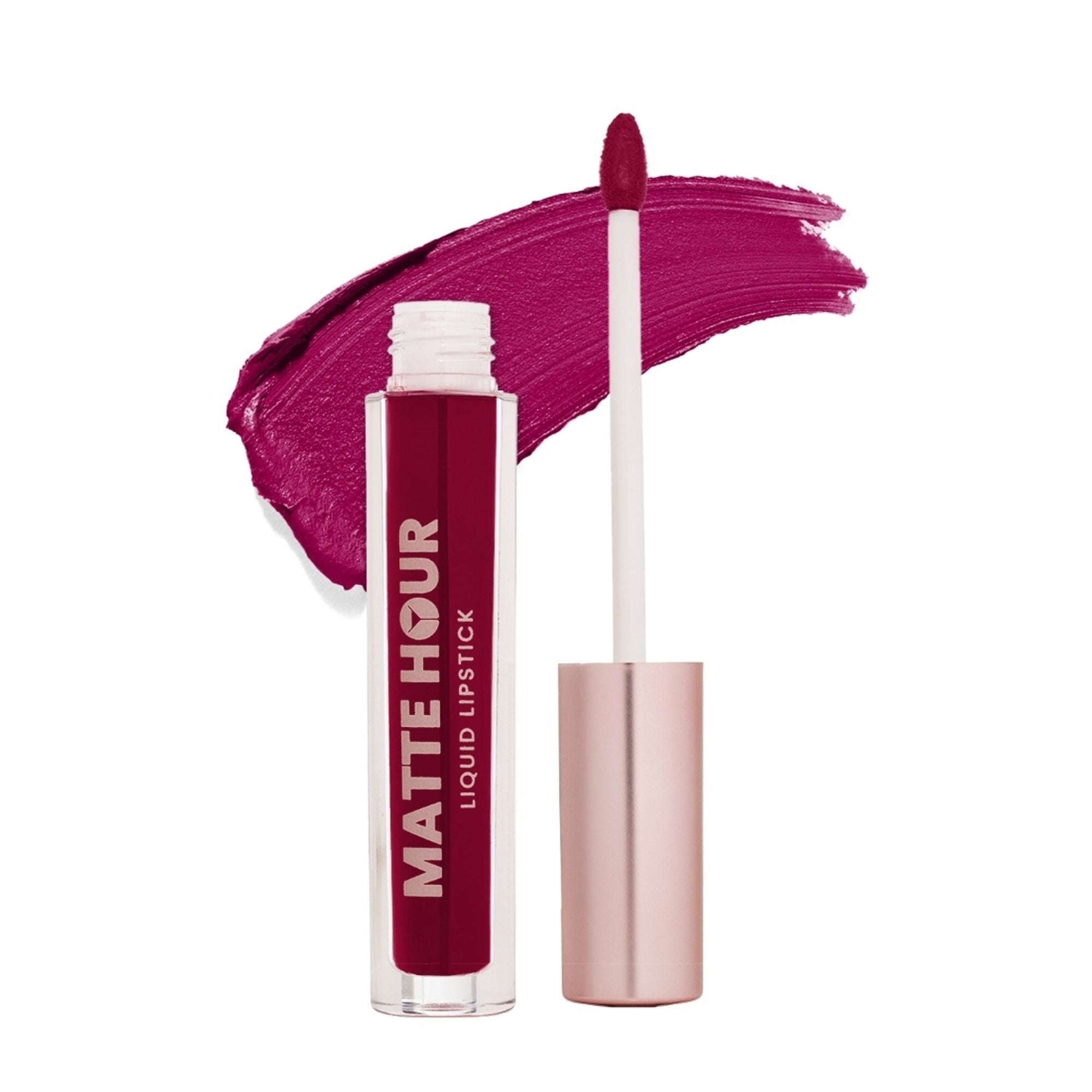 Swiss Beauty Matte Hour Waterproof Liquid Lipstick, Up To 10-Hour - 13 Sangria Splash | Grocsy