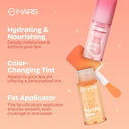 MARS Cosmetics Color Changing Protector Lip Oil - Lo-01-Peachy Dew | Grocsy