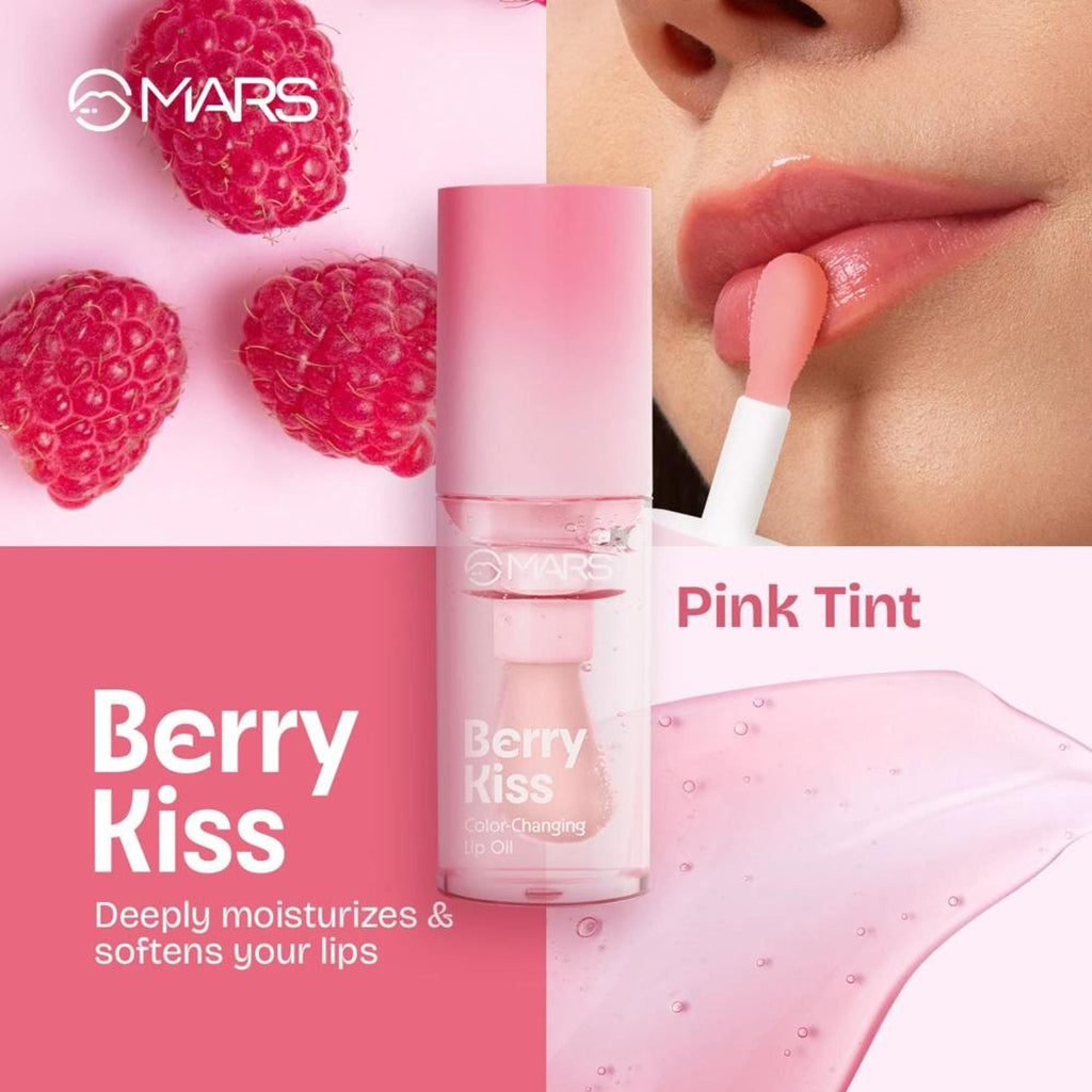 MARS Cosmetics Color Changing Protector Lip Oil - Lo-01-Berry Kiss | Grocsy