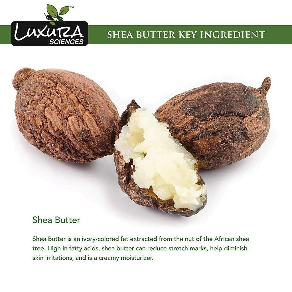 Luxura Sciences African Raw Shea Butter Unrefined Organic Ivory for Skin and Body | Grocsy