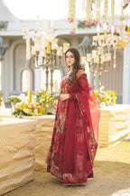 Yash Enterprise Multicolor Georgette Salwar Suit Floral Printed And Sequin Embroidery | Grocsy
