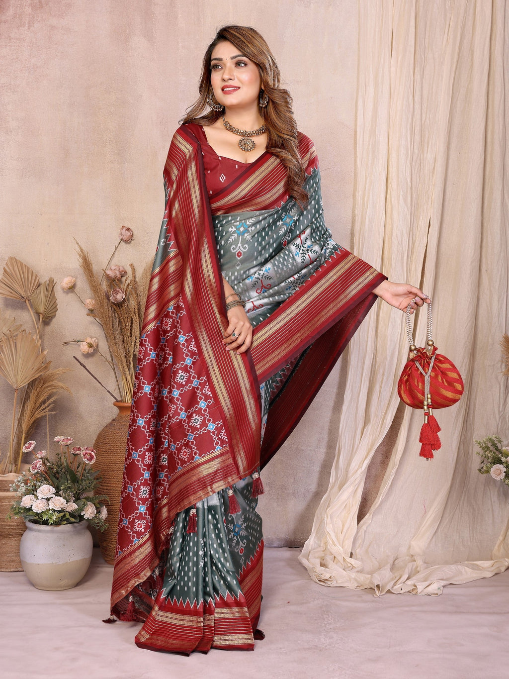 Anaita Premium South Soft Silk Saree | Grocsy