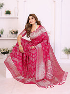 Anaita Premium Georgette Silk Saree | Grocsy