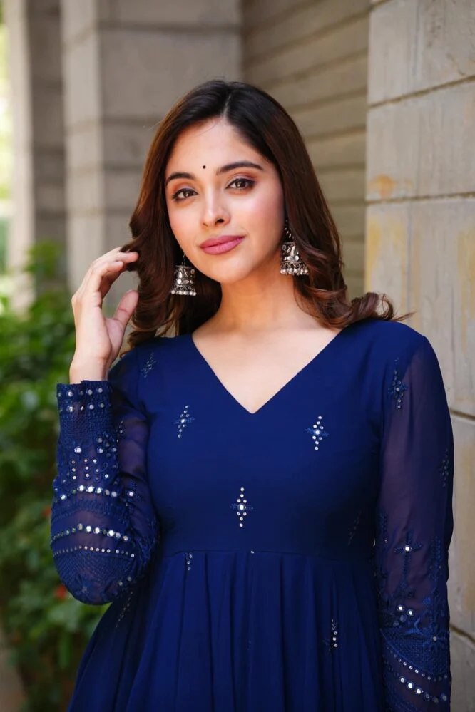 Yash Enterprise Whispering Breeze Georgette Embroidered Suit Set | Grocsy