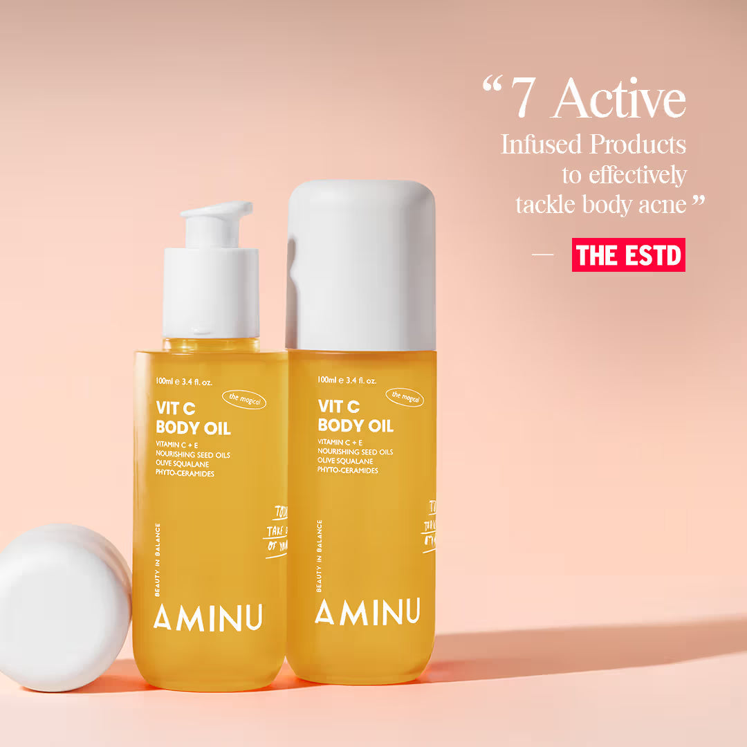 Aminu Melting Aminu Vit C Body Oil for Brightening & Hydrating | Grocsy
