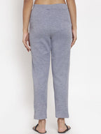 TAG 7 Women Grey Woolen Ankle-Length Leggings Pants | Grocsy