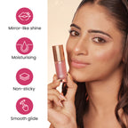 Swiss Beauty Moist Heist Shimmer Lip Oil Luminous Shine , Hydrating & Lightweight - 3 Orange Alert | Grocsy