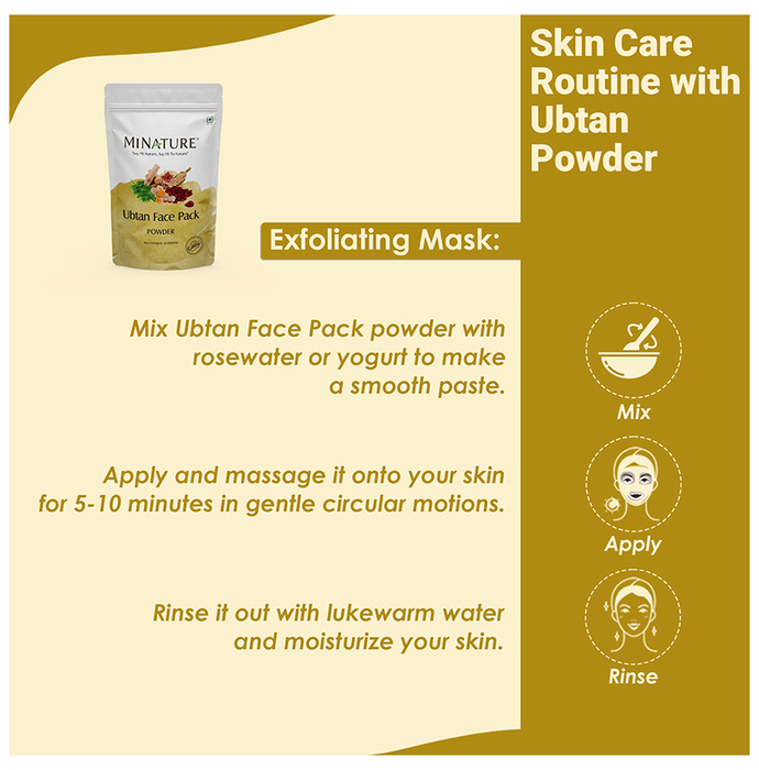 Minature Ubtan Face Pack Powder | Grocsy