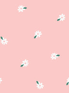 CHHAVI INDIA White & Pink Floral Ultra Soft 210 TC King Bedsheet with 2 Pillow Covers | Grocsy