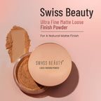 Swiss Beauty Ultra Fine Matte Loose Finish Powder - 01 Natural | Grocsy