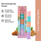 Whimsy Beauty 4-in-1 Mini Lip Gloss | Grocsy