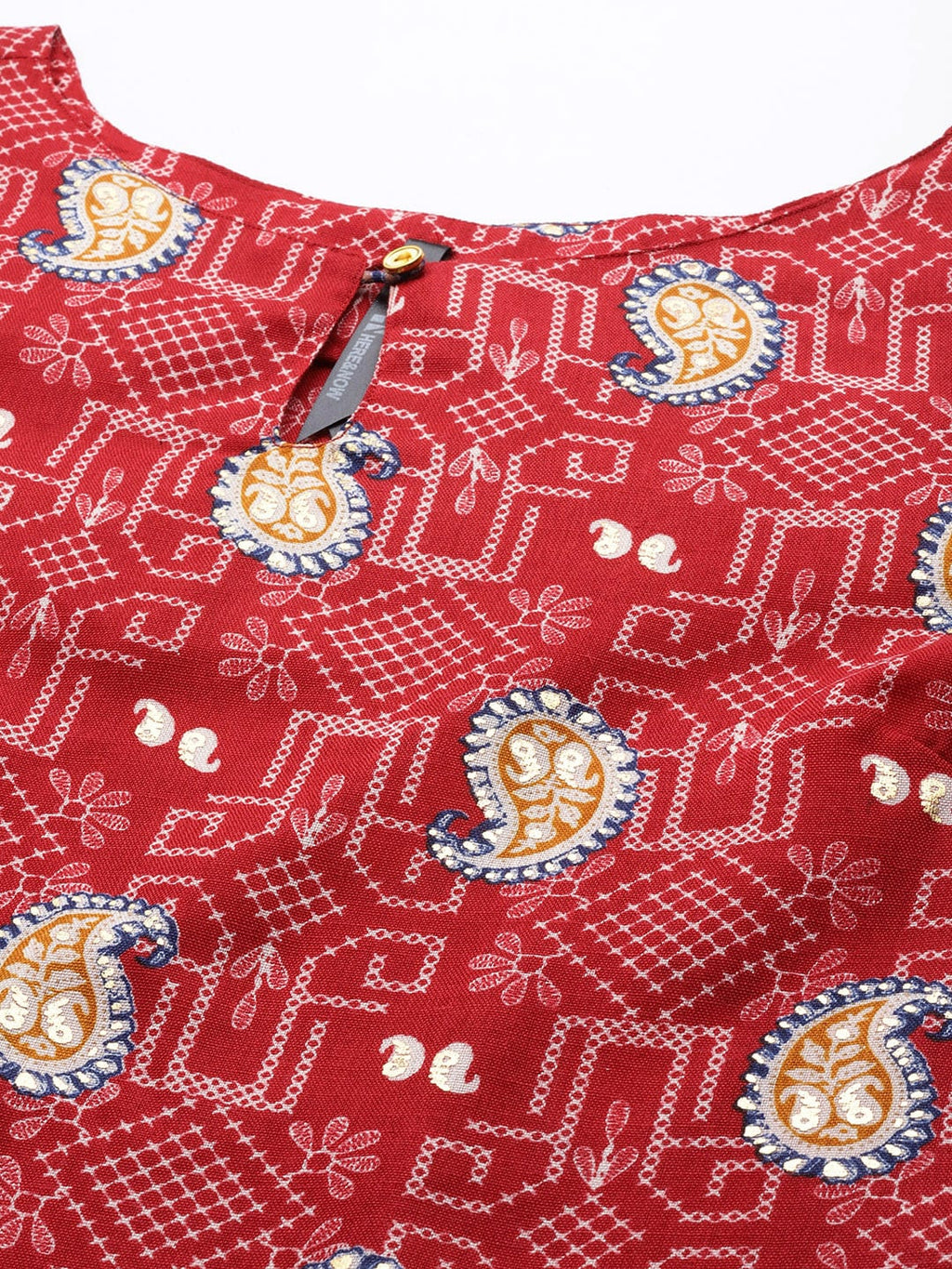 HERE&NOW Floral Printed Regular Kurta with Palazzos | Grocsy