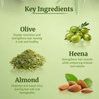 VI-JOHN Naturale Olive, Heena & Almond Styling Hair Cream Strength & Shine | Grocsy