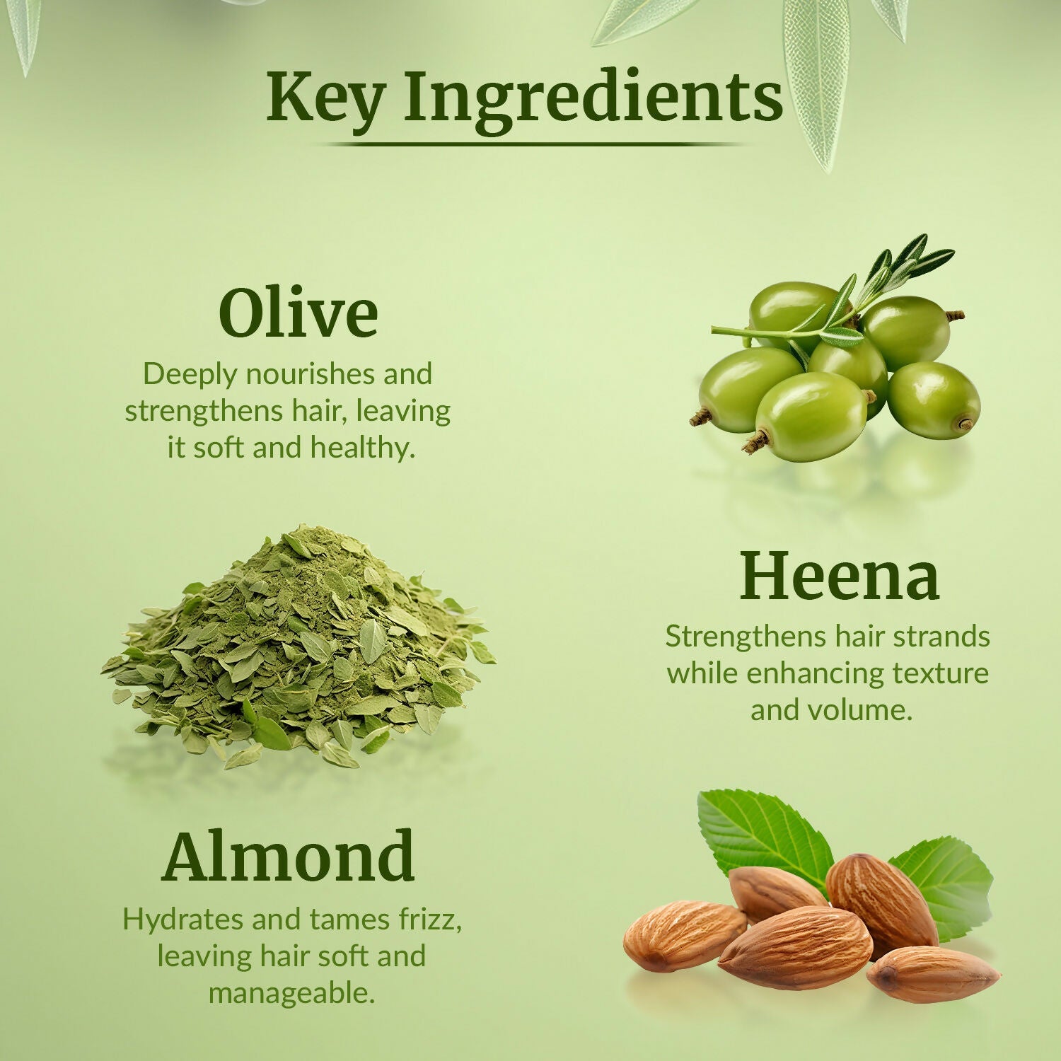 VI-JOHN Naturale Olive, Heena & Almond Styling Hair Cream Strength & Shine | Grocsy