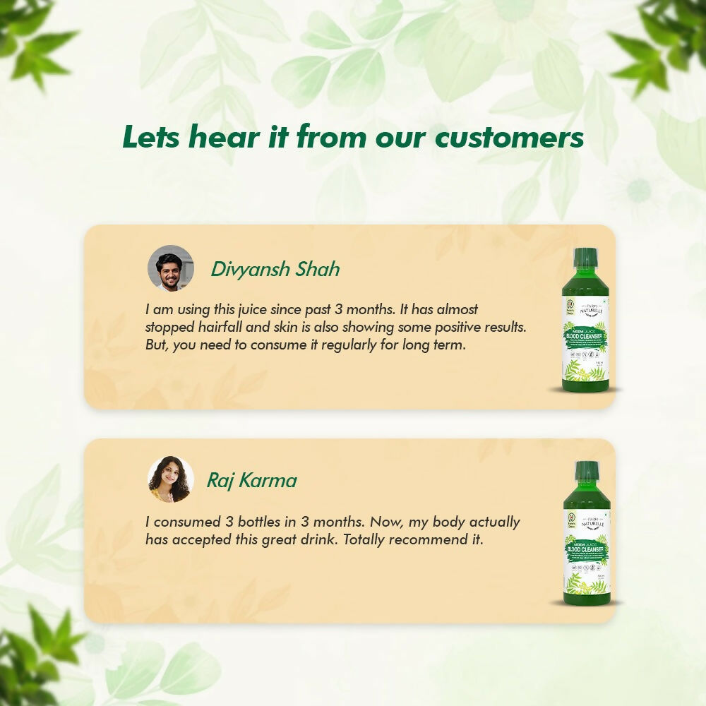 Farm Naturelle Neem Juice - Nature's Power for Detox and Skin Health | Grocsy