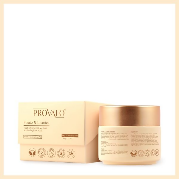 Provalo Potato & Licorice Tan Removing and Moisture Awakening Face Mask | Grocsy