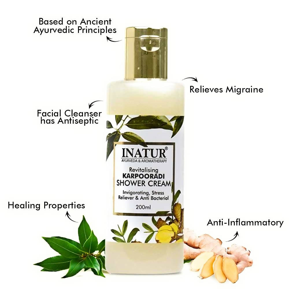 Inatur Karpooradi Shower Cream | Grocsy