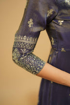 Yash Enterprise Light Purple Cosmo Silk Embroidery Suit Set | Grocsy