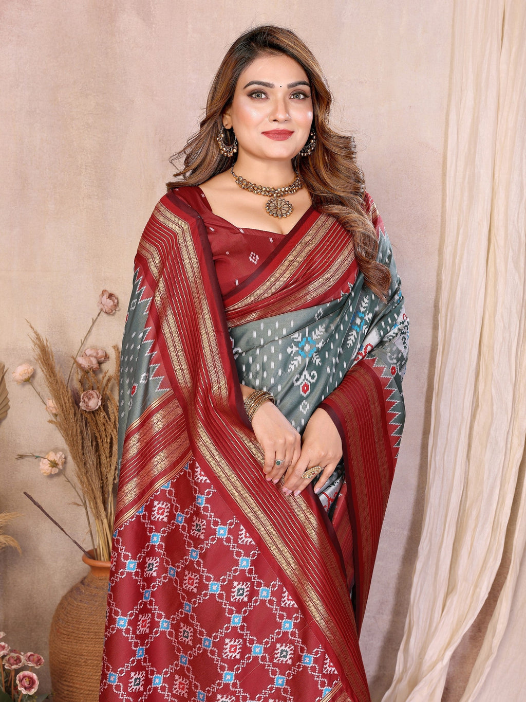 Anaita Premium South Soft Silk Saree | Grocsy