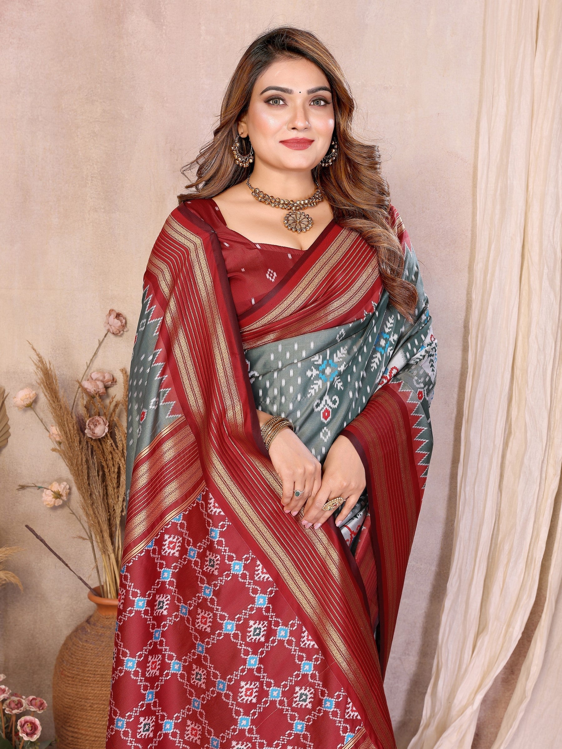 Anaita Premium South Soft Silk Saree | Grocsy