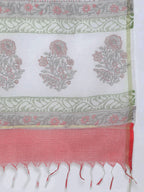 HERE&NOW Floral Printed Regular Pure Cotton Kurta with Salwar & With Dupatta | Grocsy