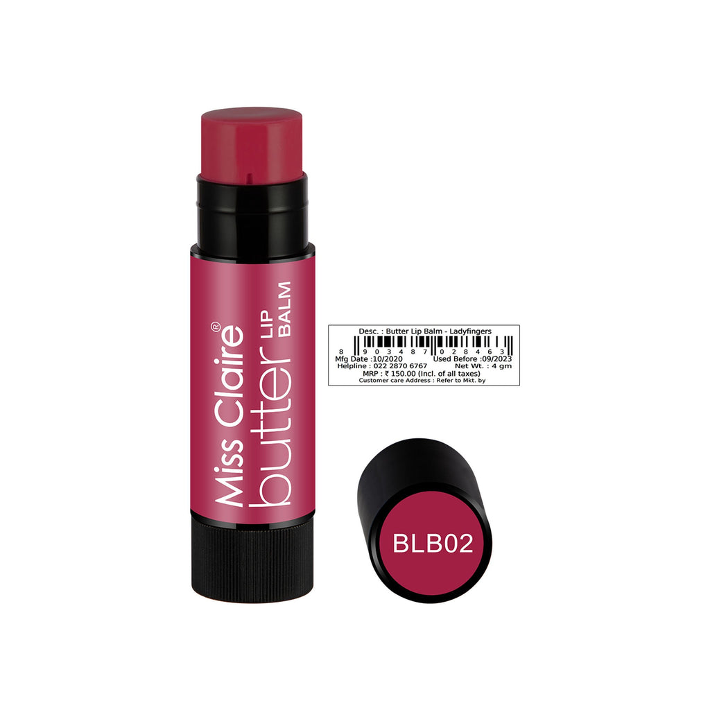 Miss Claire Butter Lip Balm - Ladyfingers | Grocsy