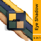 Nykaa Cosmetics Eyes On Me! 4 In 1 Quad Eyeshadow Palette | Grocsy