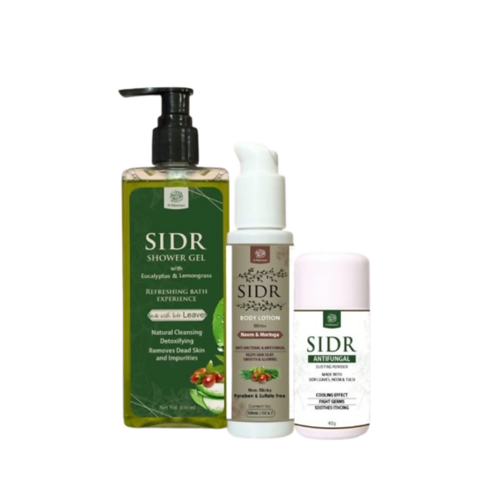 Al Masnoon Sidr Shower Gel, Sidr Body Lotion & Sidr Dusting Powder | Grocsy