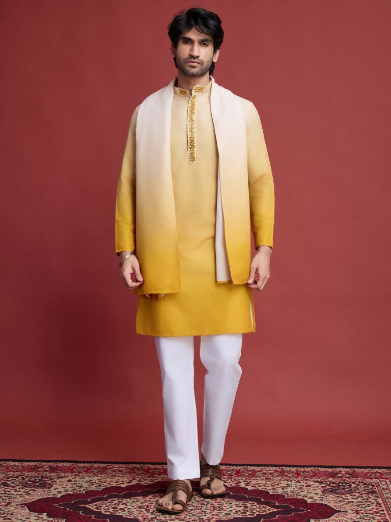 Vastranavya Exclusive Festival Wear Viscose Real Mirror Work Kurta with Dupatta Collection | Grocsy
