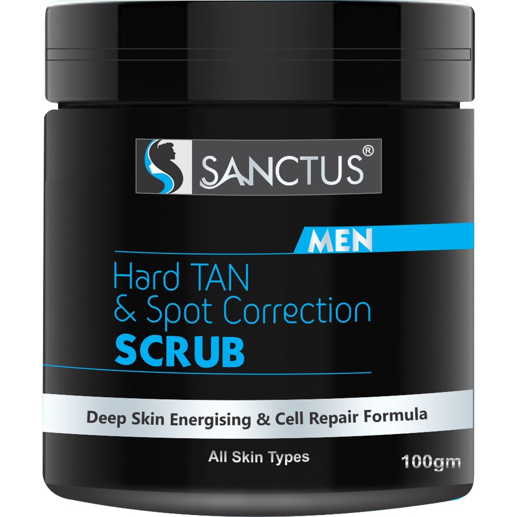 SANCTUS Hard Tan & Spot Correction Scrub for Men | Grocsy