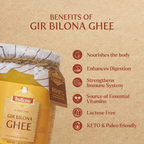 Indicow Foods Pure Authentic A2 Gir Cow Ghee | Grocsy