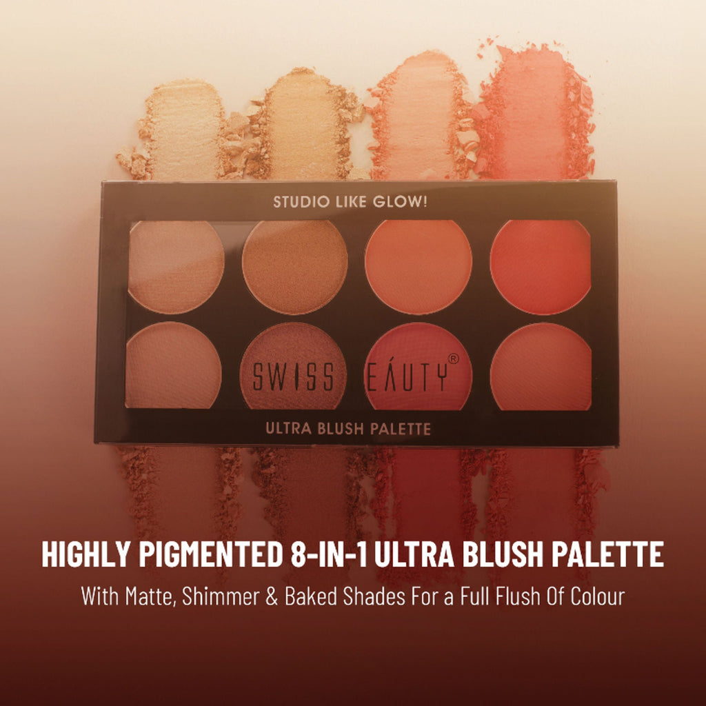 Swiss Beauty Ultra Blush Palette - Shade 02 | Grocsy