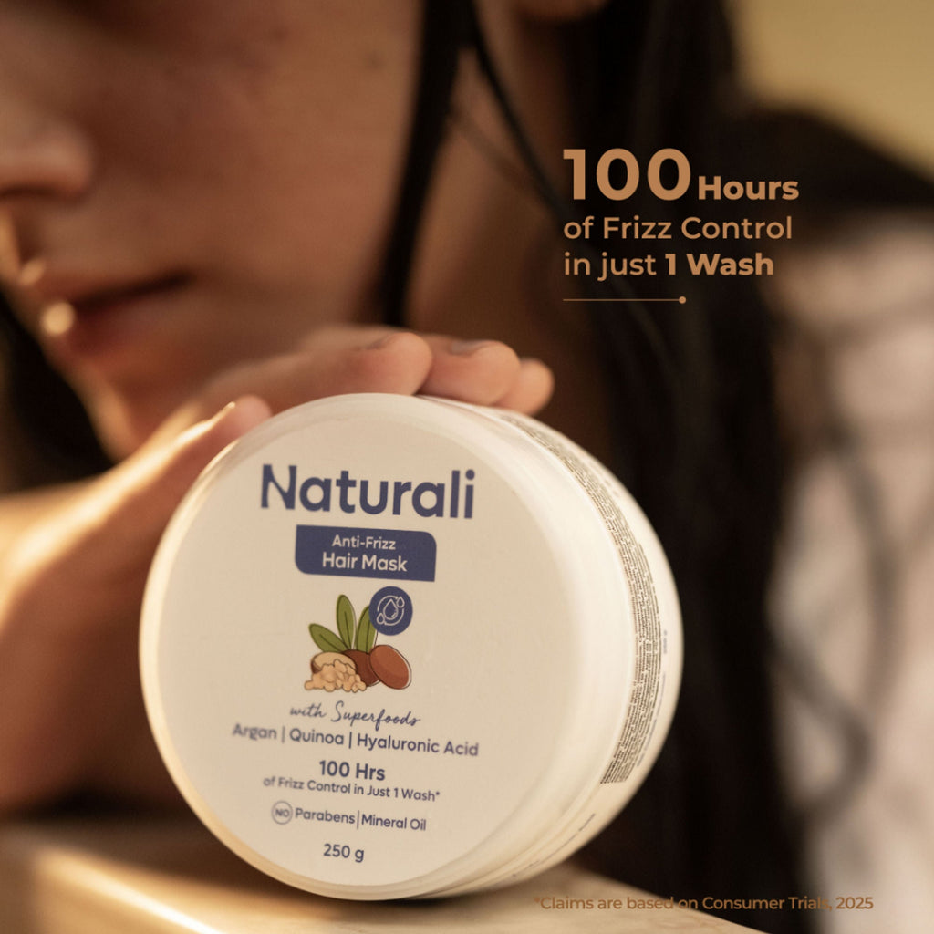 Naturali Anti-Frizz Hair Mask | Grocsy