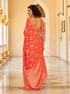 Tikhi Imli Ethnic Motifs Zari Art Silk Saree | Grocsy