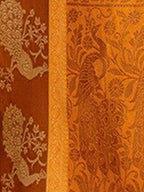 Sangria Ethnic Motifs Woven Design Art Silk Banarasi Saree | Grocsy