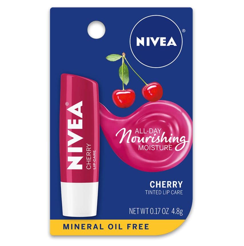 Nivea A Kiss of Cherry Lipcare (Pack of 6) | Grocsy